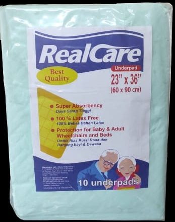 RealCare Underpad 1 karton (isi 12 bag)